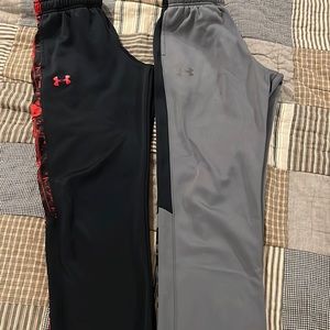 Two pair Under Armour Athletic Pants with Pockets